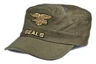 Odzież taktyczna i umundurowanie - Czapka MIL-TEC Cap "NAVY SEALS" Olive  - miniaturka - grafika 1