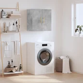 Szafki na klucze - vidaXL Szafka wisząca, betonowa szarość, 60x31x60 cm - miniaturka - grafika 1