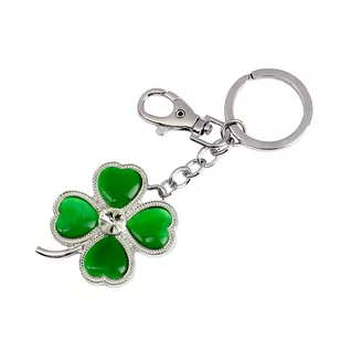 Brelok SELLORI, Koniczynka z brylancikiem - Breloki Brelok SELLORI, Koniczynka z brylancikiem - Breloki - miniaturka - grafika 1