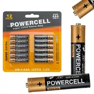 Baterie i akcesoria - 12x BATERIE ALKALICZNE ORYGINALNE PALUSZKI AAA R3 - miniaturka - grafika 1