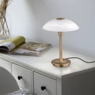Lampy stojące - Paul Neuhaus Enova lampa stołowa, stary mosiądz - miniaturka - grafika 1