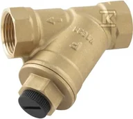 Uzdatniacze wody - Filtr skośny siatkowy z magnesem, nakrętno-nakrętny, DN25, G1 - miniaturka - grafika 1