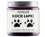 Świece - Świeczka Sojowa Kocie Łapki Urodziny, Prezent, Upominek, Zapachowa 120Ml - miniaturka - grafika 1