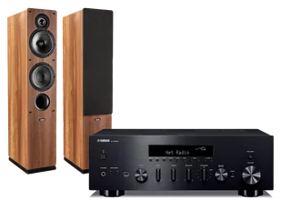 Yamaha R-N600A (czarny) + Tesi 561 (orzech) - Zestawy stereo - miniaturka - grafika 1