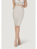 Spódnice - Rinascimento Spódnica ołówkowa CFC0122972003 Beżowy Regular Fit - miniaturka - grafika 1