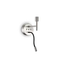 Lampy ścienne - Ideal Lux Podstawa kinkietu SET UP MAP2 nikiel 259833 - miniaturka - grafika 1