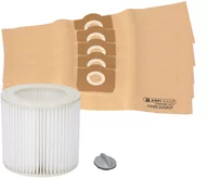 Worki do odkurzaczy - 5x WORKI do odkurzacza karcher SE 4001 + filtr zmywalny WD 3.200 MV2 - miniaturka - grafika 1