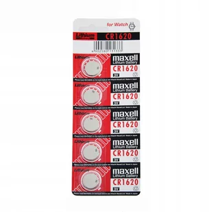 Maxell CR1620 bateria litowa guzikowa, 1er Blister VE = 1 11238400 - Baterie i akcesoria - miniaturka - grafika 1