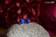 Kolczyki - Lapis Lazuli Kolczyki sztyfty - miniaturka - grafika 1