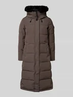 Płaszcze damskie - Płaszcz pikowany z detalami z logo - miniaturka - grafika 1