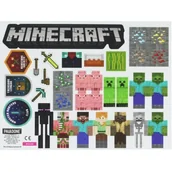 Figurki dla dzieci - Minecraft Figurka MAGNESY ORYGINALNE NA LODÓWKĘ 84szt GIFT PP6734MCF - miniaturka - grafika 1