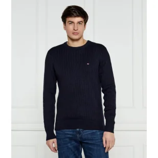 Tommy Hilfiger Sweter Regular Fit - Swetry męskie - miniaturka - grafika 1