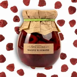 Maliny w syropie 280 g - Owoce w puszkach i słoikach Maliny w syropie 280 g - Owoce w puszkach i słoikach - miniaturka - grafika 1