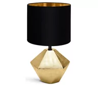 Lampy stojące - Aigostar - Lampa stołowa 1xE14/40W/230V złoty/czarny - miniaturka - grafika 1