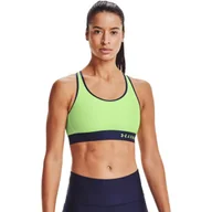 Bielizna sportowa damska - Biustonosz sportowy Under Armour ARMOUR MID KEHOLE - miniaturka - grafika 1