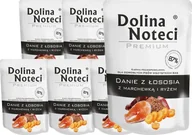 Mokra karma dla psów - Dolina Noteci Premium z łososiem i ryżem 10x300g - miniaturka - grafika 1