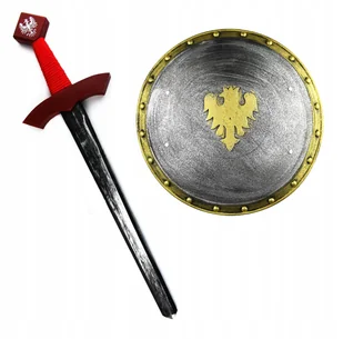 Zestaw Rycerz Miecz Drewniany Tarcza Plastikowa Przebranie Dla Dziecka - Stroje karnawałowe Zestaw Rycerz Miecz Drewniany Tarcza Plastikowa Przebranie Dla Dziecka - Stroje karnawałowe - miniaturka - grafika 1