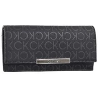 Portfele - Portfel CK Linear Large Wallet_Mono Black Monogram K60K612444 0GM (CK555-a) Calvin Klein - miniaturka - grafika 1