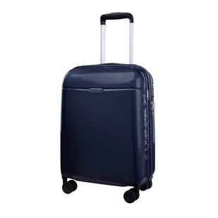 Mała kabinowa walizka PUCCINI VOYAGER 2.0 PC052C 7A Granatowa - Walizki Mała kabinowa walizka PUCCINI VOYAGER 2.0 PC052C 7A Granatowa - Walizki - miniaturka - grafika 1