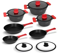 Zestawy garnków i patelni - Zestaw garnków i patelni z pokrywkami 11 el. Obsidian Zwieger - miniaturka - grafika 1