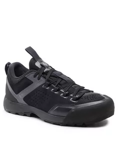 Buty sportowe męskie - Diamond Black Black Mission XP Leather Approach Shoes Men, czarny/szary US 8 | EU 41 2021 Buty podejściowe BD58002493260801 - grafika 1