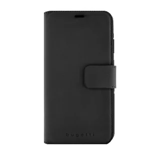Bugatti BookCover Zurigo etui ze skóry do iPhone 11 Pro Max czarne BUG000411 - Etui i futerały do telefonów - miniaturka - grafika 1