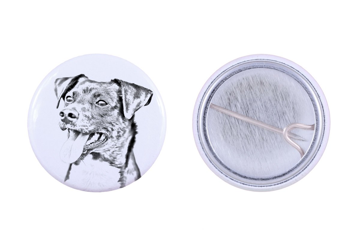 Duńsko-szwedzki pies wiejski - przypinka z twoim psem, dodaj własne foto, marka Art-Dog