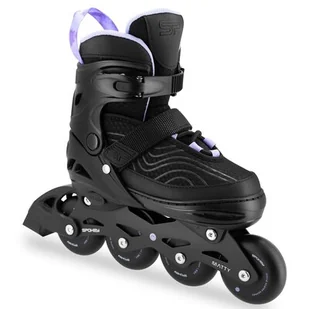 Rolki SPOKEY Matty ( 39-42) Czarno-fioletowy - Rolki - miniaturka - grafika 1
