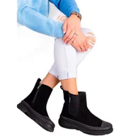 Botki damskie - Botki damskie Big Star II274354 czarne - miniaturka - grafika 1