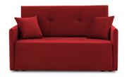 Sofy i kanapy - Sofa z funkcją spania, amerykanka, Drim, 137x99x82 cm, czerwony - miniaturka - grafika 1