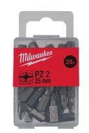 Śrubokręty - MILWAUKEE Końcówki wkrętakowe POZIDRIVE PZ2 - 25 SZTUK 4932 3995 90 - miniaturka - grafika 1