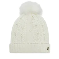 Czapki dla dzieci - Czapka Guess J3BZ05 Z39H0 Écru - miniaturka - grafika 1