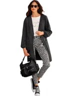 Swetry damskie - Heine Kardigan w kolorze antracytowym - miniaturka - grafika 1