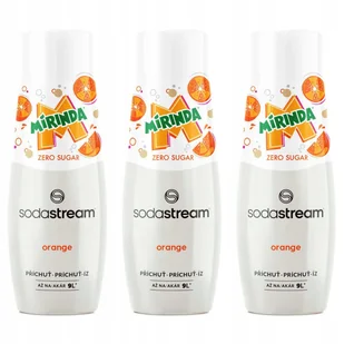 Syrop SodaStream Koncentrat do Wody do Saturatora sok Mirinda Zero BEZ CUKRU 3 szt. - Syropy i koncentraty owocowe - miniaturka - grafika 1