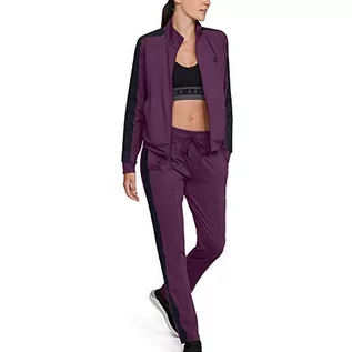 Spodnie damskie - Under Armour damskie spodnie sportowe do podróży Level Purple/Black/Black (569) L 1345040-569 - grafika 1