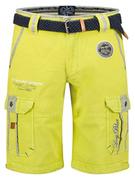 Spodnie męskie - Canadian Peak Bermudy w kolorze żółtym - miniaturka - grafika 1