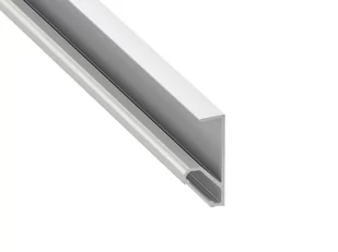 Profil aluminiowy Q18 do taśm LED - Srebrny surowy - 2m - Akcesoria do oświetlenia - miniaturka - grafika 1