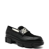 Mokasyny damskie - Pollini Skórzane mokasyny - miniaturka - grafika 1