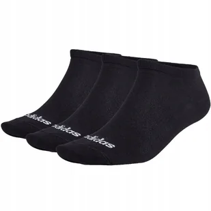 Skarpety adidas Thin Linear Low-Cut Socks 3P czarne IC1299 34-36 - Skarpetki męskie - miniaturka - grafika 1