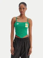 Koszulki i topy damskie - adidas Top Mexico Reconstructed Bringback KE2300 Zielony Slim Fit - miniaturka - grafika 1