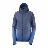 Bluzy sportowe męskie - Bluza Outline All Season Hybrid Mood Indigo - miniaturka - grafika 1