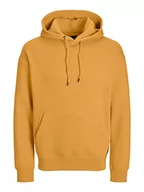 Bluzy męskie - Bestseller A/S Męska bluza z kapturem JJESTAR Basic Sweat Hood NOOS, Honey Gold, S, złoto (Honey Gold) - miniaturka - grafika 1