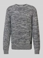 Koszulki męskie - Sweter z dzianiny o kroju regular fit z czystej bawełny - miniaturka - grafika 1