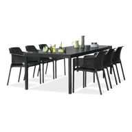 Meble ogrodowe - Zestaw ogrodowy Nardi NET/RIO - 6/140 Antracite - miniaturka - grafika 1