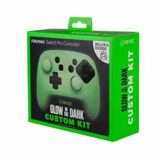Skrzynka Kontroler Nintendo Switch Pro Kontroler Silikonowa Skóra I Uchwyty Świecą W Ciemności - Akcesoria do Nintendo - miniaturka - grafika 1