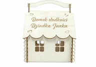 Dzień Babci i Dzień Dziadka - Domek na słodycze z imieniem na Dzień Dziadka - 1 szt. - miniaturka - grafika 1