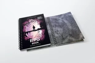 Księga Rpg A4 - siatka heksagonalna - Akcesoria do gier planszowych - miniaturka - grafika 1