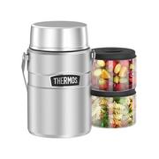 Termosy - Pojemnik termos na żywność Thermos 1390ml szary 173070 - miniaturka - grafika 1