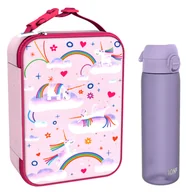 Survival - akcesoria - Zestaw lunchowy dla dzieci ION8 Unicorn Rainbows. Lunchbag i bidon 500ml - miniaturka - grafika 1