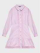 Sukienki i spódniczki dla dziewczynek - Guess Sukienka koszulowa J3RK04 WE8R0 Różowy Regular Fit - miniaturka - grafika 1